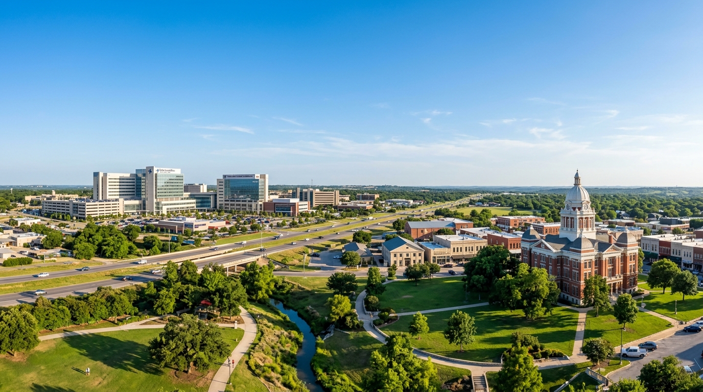 Temple medical center and Bell County Central Texas corridor